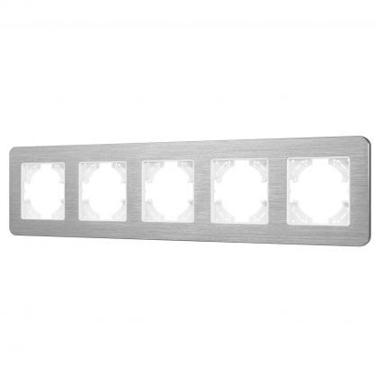 Рамка алюминиевая FRM-AKIRY-AL-5-SR Arlight 049734 цвет серебро