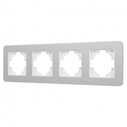 Рамка алюминиевая FRM-AKIRY-SFAL-4-SR Arlight 049743 цвет серебро