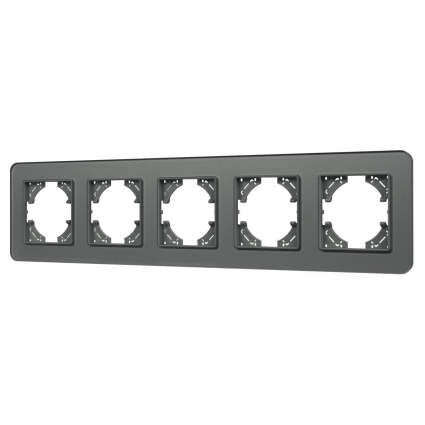 Рамка стеклянная FRM-OMALI-SFGS-5-GR Arlight 049722 цвет серый