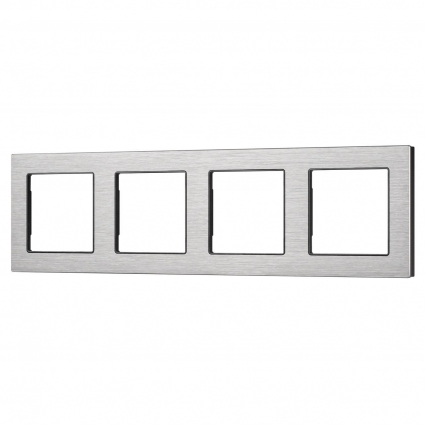 Рамка алюминиевая FRM-PRESTO-ALS-4-GR Arlight 043863 цвет серый