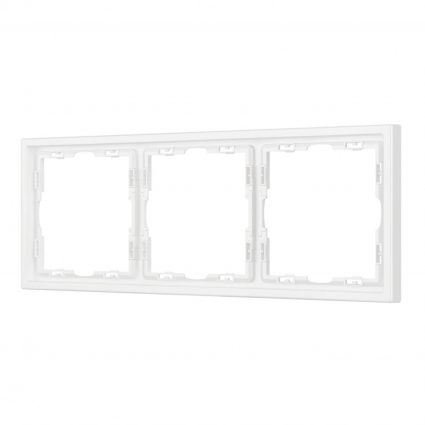 Рамка пластиковая Arlight FRM-NOBE-SFPL-3-WH 054219 цвет белый