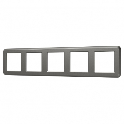 Рамка пластиковая FRM-VERSA-PL-5-GR Arlight 045192 цвет серый