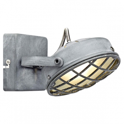 Спот Lussole Loft LSP-9979 в стиле лофт, цвет серый, мощность 40 Вт