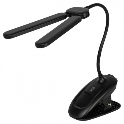 Настольная лампа аккумуляторная ЭРА NLED-512-6W-BK Б0057208 цвет черный
