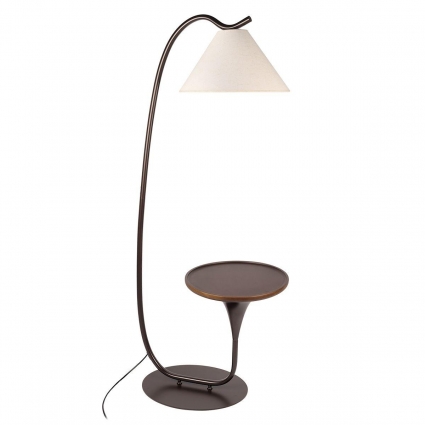 Торшер Loft IT Charlotte 10568F Brown цвет бежевый, мощность 60 Вт