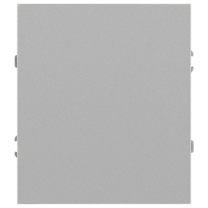 Кнопка ЭРА Arktik 16-1109-03 10АХ-250В алюминий Б0070396 цвет серый