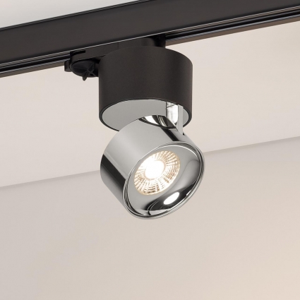 Светильник SP-PLURIO-TRACK-4TR-R77-9W Day4000 (BK-CHR, 36 deg, 230V) Arlight 038111, цвет хром