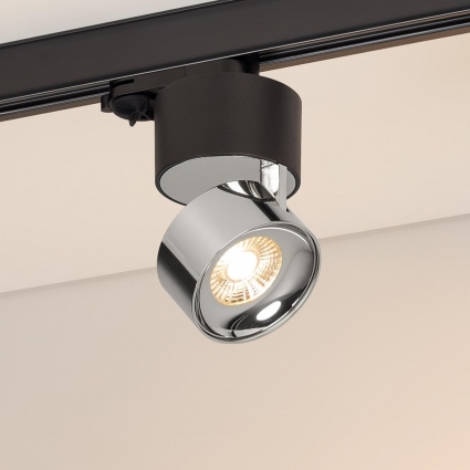 Светильник SP-PLURIO-TRACK-4TR-R77-9W Warm3000 (BK-CHR, 36 deg, 230V) Arlight 038125, цвет хром