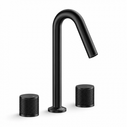 Смеситель для раковины Wasserkraft Мюриц (Muritz) 9835MB матовый черный двухвентильный
