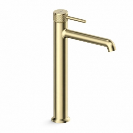 Смеситель для раковины Wasserkraft Мюриц (Muritz) 9803HBG матовое золото однорычажный, длина излива 16.7 см