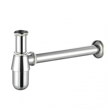 Сифон, Splendy, для раковин, бутылочный, 1 1/4" х 32, хром