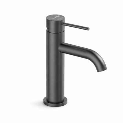 Смеситель для раковины Wasserkraft Нирс (Niers) 3003GR глянцевый графит однорычажный, длина излива 11.9 см