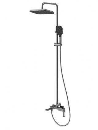 Душевая система Splenka S55.24.09, графит, шланг 150 см