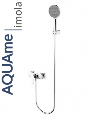 Смеситель для душа AQUAme Imola полированный хром AQM6713CR однорычажный,  в современном стиле