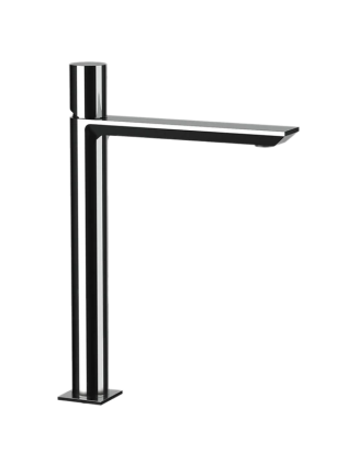 Смеситель для раковины Remer Грань (Edge) EG512LXL глянцевый хром однорычажный, длина излива 18.3 см