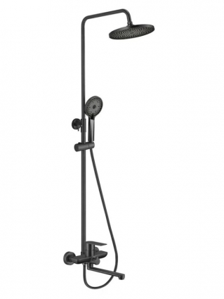 Душевая система Fmark FS8845-25H, черный, шланг 150 см