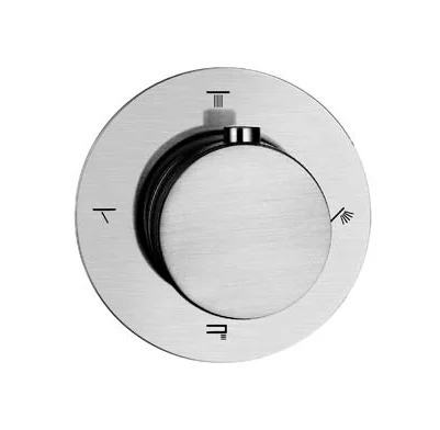 Дайвертер встраиваемый 4-режима Boheme 624/4-INOX нержавеющая сталь