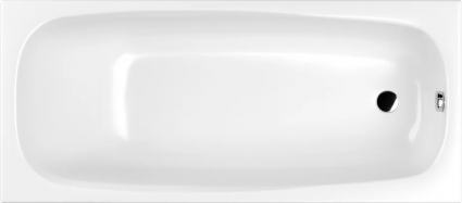 Акриловая ванна WHITECROSS Layla Slim 0122.180080.100 без опоры 180x80 см, встраиваемая, белый глянец, прямоугольная, объем 270 л.