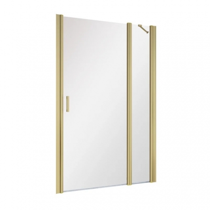Vegas-Glass Душевая дверь в нишу Vegas Glass EP-F-1 NOVO h2000 110 03 10 R профиль матовое золото, стекло сатин, распашная, правая