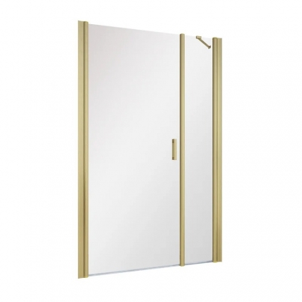 Vegas-Glass Душевая дверь в нишу Vegas Glass EP-F-2 NOVO h2000 150 03 01 L профиль матовое золото, стекло прозрачное, распашная, левая