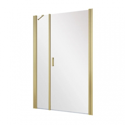 Vegas-Glass Душевая дверь в нишу Vegas Glass EP-F-2 NOVO h2000 100 03 10 R профиль матовое золото, стекло сатин, распашная, правая