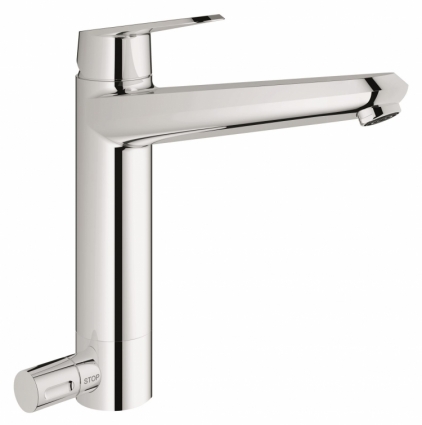 Смеситель Grohe Eurodisc Cosmopolitan для кухонной мойки однорычажный, хром