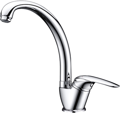 Смеситель Wasserkraft Rossel 2807 для кухонной мойки однорычажный, хром