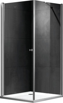 Душевой уголок Gemy New Rockcoco S03161C 100x100 см квадратный, двери распашные