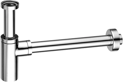 Сифон для раковины Bauedge Bau Dream FW003-PRO 32 мм, бутылочный, хром, выпуск боковой