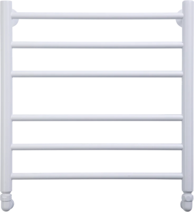 Полотенцесушитель водяной Comfysan Luce W-6 60х50 60x55 см, матовый белый, лесенка