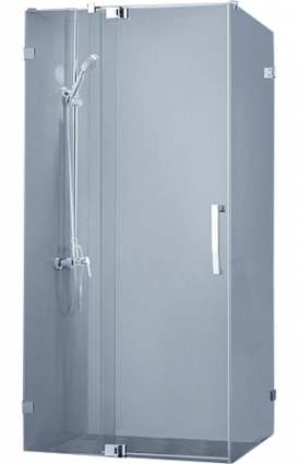 Душевой уголок Bravat Vega 120x80x200 прямоугольный, двери распашные, стекло прозрачное
