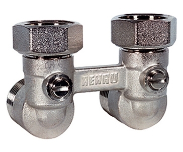 Узел присоединения Rehau 1/2"x3/4" угловой