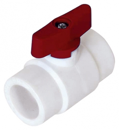 Шаровый кран Kalde 3242-vlm-250002 25 ручка красная