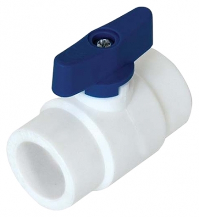 Шаровый кран Kalde 3242-vlm-250001 25 ручка синяя
