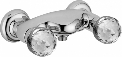 Смеситель Migliore Axo Swarovski ML.AXO-646F Cr для душа двухвентильный, хром