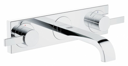 Смеситель Grohe Allure для раковины двухвентильный, хром, высота излива 3.5 см