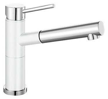 Смеситель Blanco Alta-S Compact для кухонной мойки однорычажный, высота излива 15.5 см