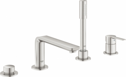Смеситель Grohe Lineare 19577DC1 на борт ванны однорычажный, сталь