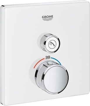Термостат Grohe Grohtherm SmartControl 29153LS0 для душа, monn white, термостат