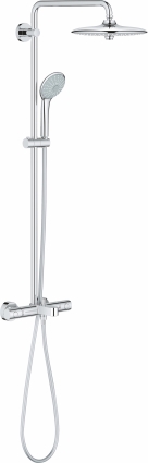 Душевая стойка Grohe Euphoria 26114001 хром, штанга 116.7 см, шланг 175 см