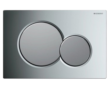 Кнопка смыва Geberit Sigma 01 115.770.KA.5 хром / матовый хром механическая
