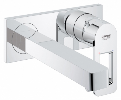 Смеситель Grohe Quadra для раковины однорычажный, хром, длина излива 21.5 см