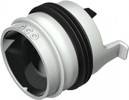 Сифон для душевого лотка ACO Showerdrain B 9010.79.24 сухой белый, выпуск прямой