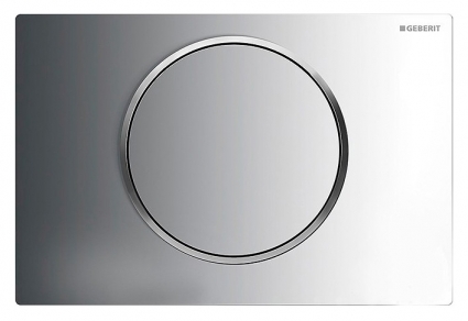 Кнопка смыва Geberit Sigma 10 115.758.SN.5 нержавеющая сталь механическая