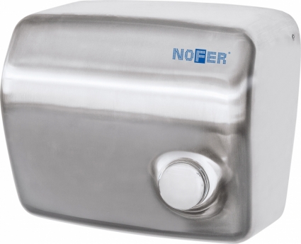 Сушилка для рук Nofer Kai 01250.S мощность 1500 Вт, механическая, округлая