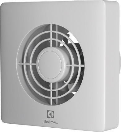 Вытяжной вентилятор Electrolux Slim EAFS-120TH с таймером и гигростатом, белый, с обратным клапаном