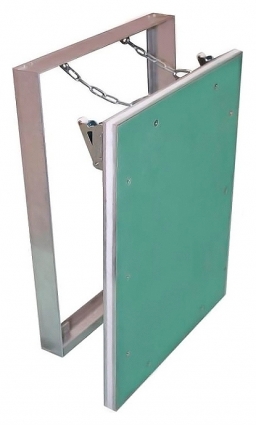 Люк настенный Revizor Т-34 30x50 под плитку, прямоугольный, нажимной