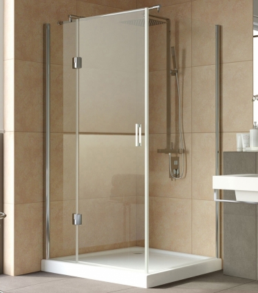 Душевой уголок Vegas Glass AFP-Fis Lux 120*100 08 01 L профиль глянцевый хром, стекло прозрачное, прямоугольный, двери распашные