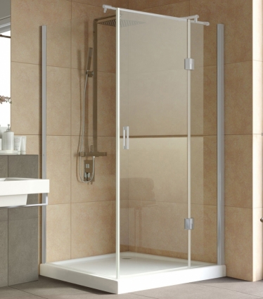 Душевой уголок Vegas Glass AFP-Fis Lux 120*100 07 01 R профиль матовый хром, стекло прозрачное, прямоугольный, двери распашные