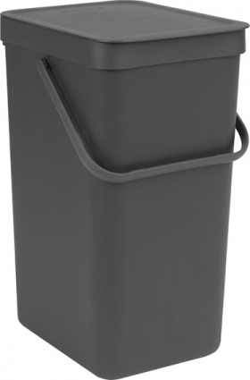 Мусорное ведро Brabantia Sort&Go 109966 напольное, цвет серый
